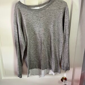 Gray Long Sleeve Shirt mens medium